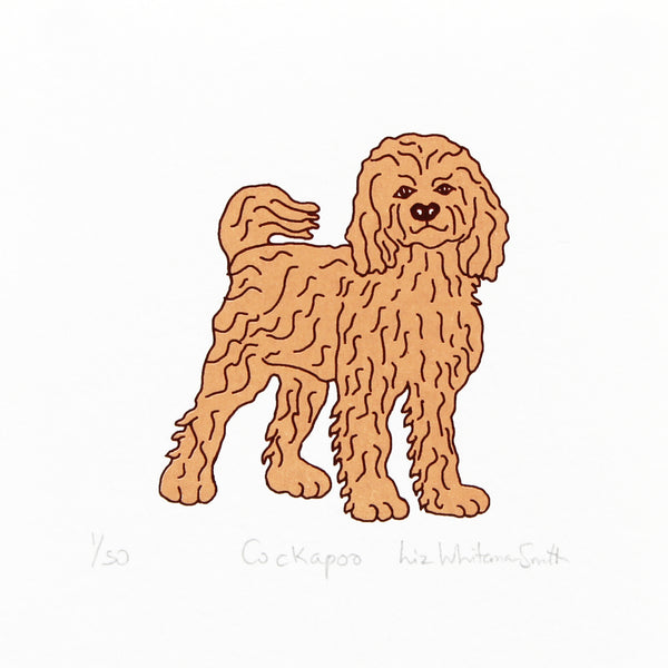 Cockapoo screen print