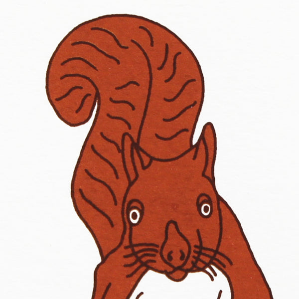 squirrel screen print
