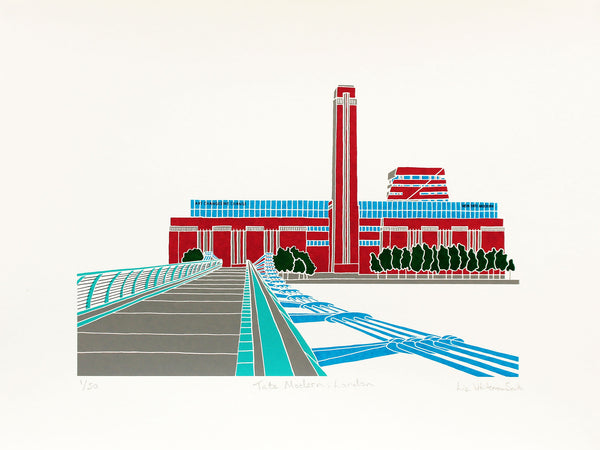 Print of Tate Modern Art Gallery in London