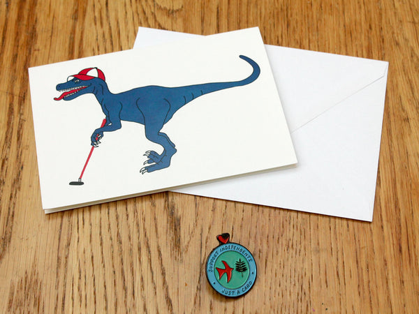 Dinosaur greetings card