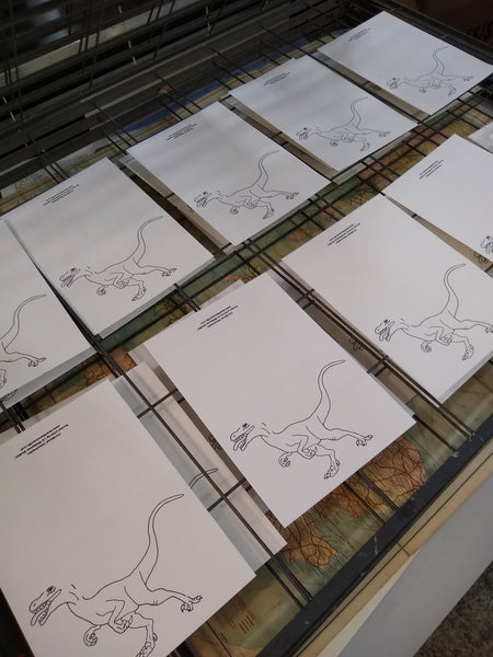 Christmas velociraptor Christmas card