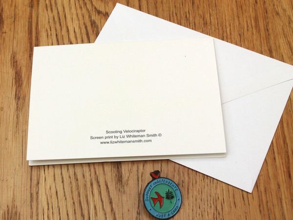 Dinosaur greetings card