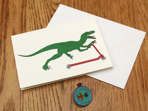 Dinosaur greetings card