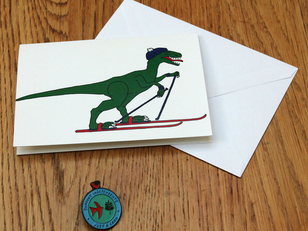 Dinosaur greetings card