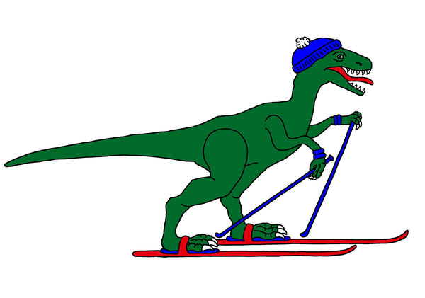 Dinosaur greetings card