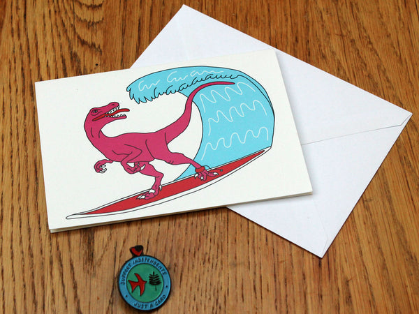 Dinosaur greetings card