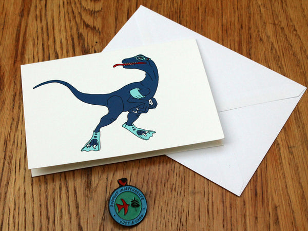 Dinosaur greetings card