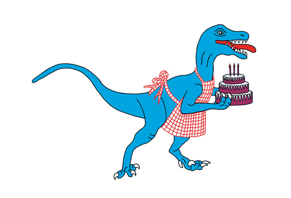 Dinosaur greetings card