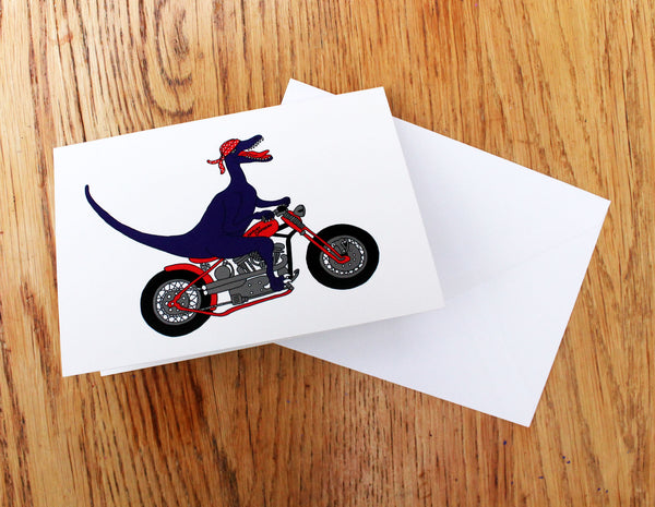 Dinosaur greetings card