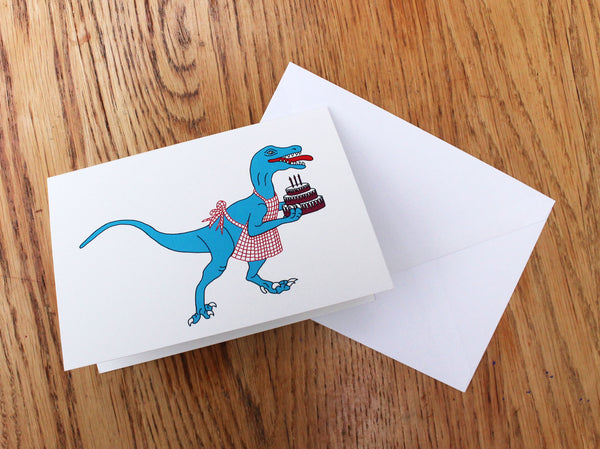 Dinosaur greetings card