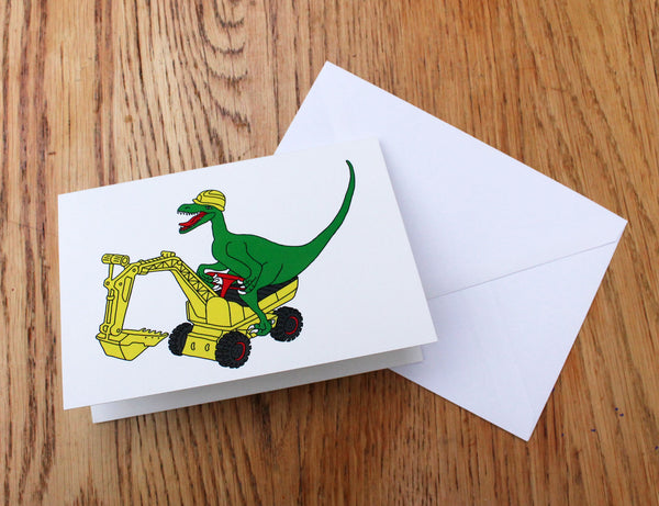 Dinosaur greetings card