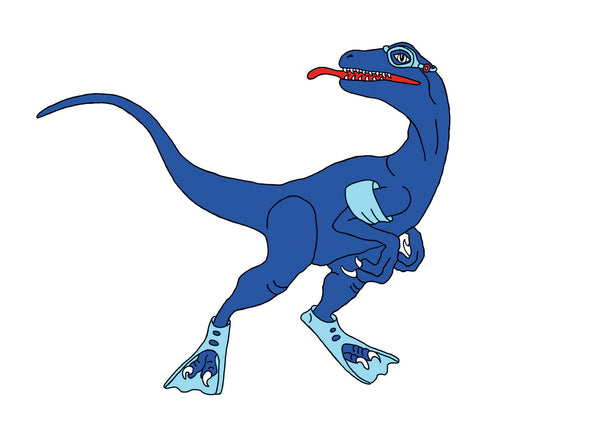 Dinosaur greetings card