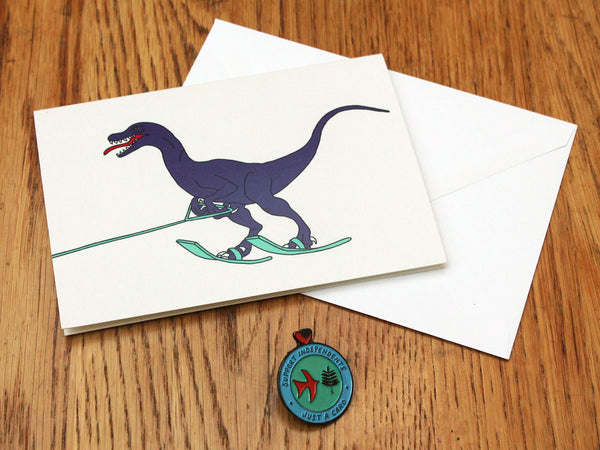 Dinosaur greetings card