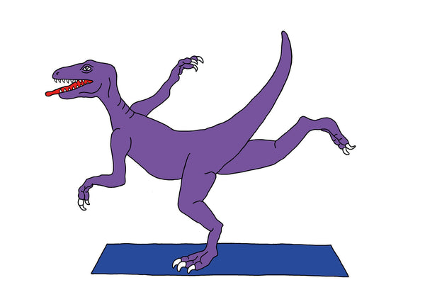 Dinosaur greetings card