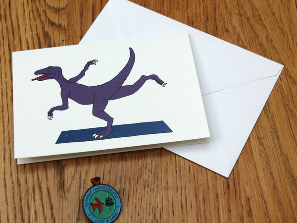 Dinosaur greetings card