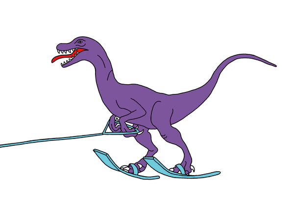 Dinosaur greetings card