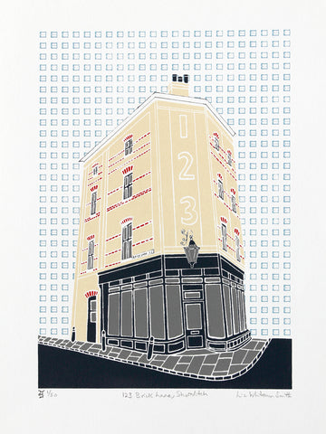 Print of 123 Brick Lane in Shoreditch