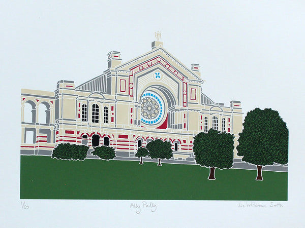 Print of Alexandra Palace in North London