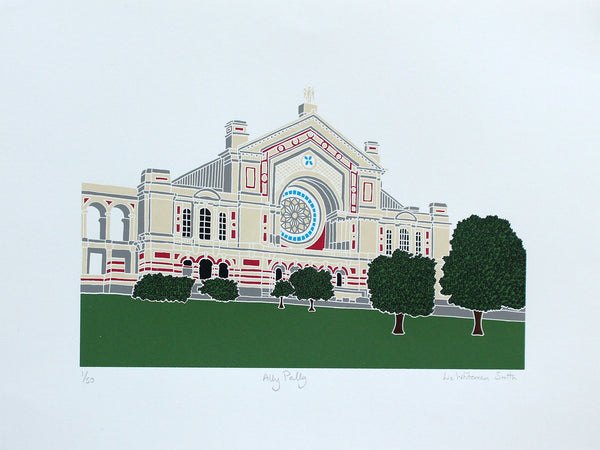 Print of Alexandra Palace in North London