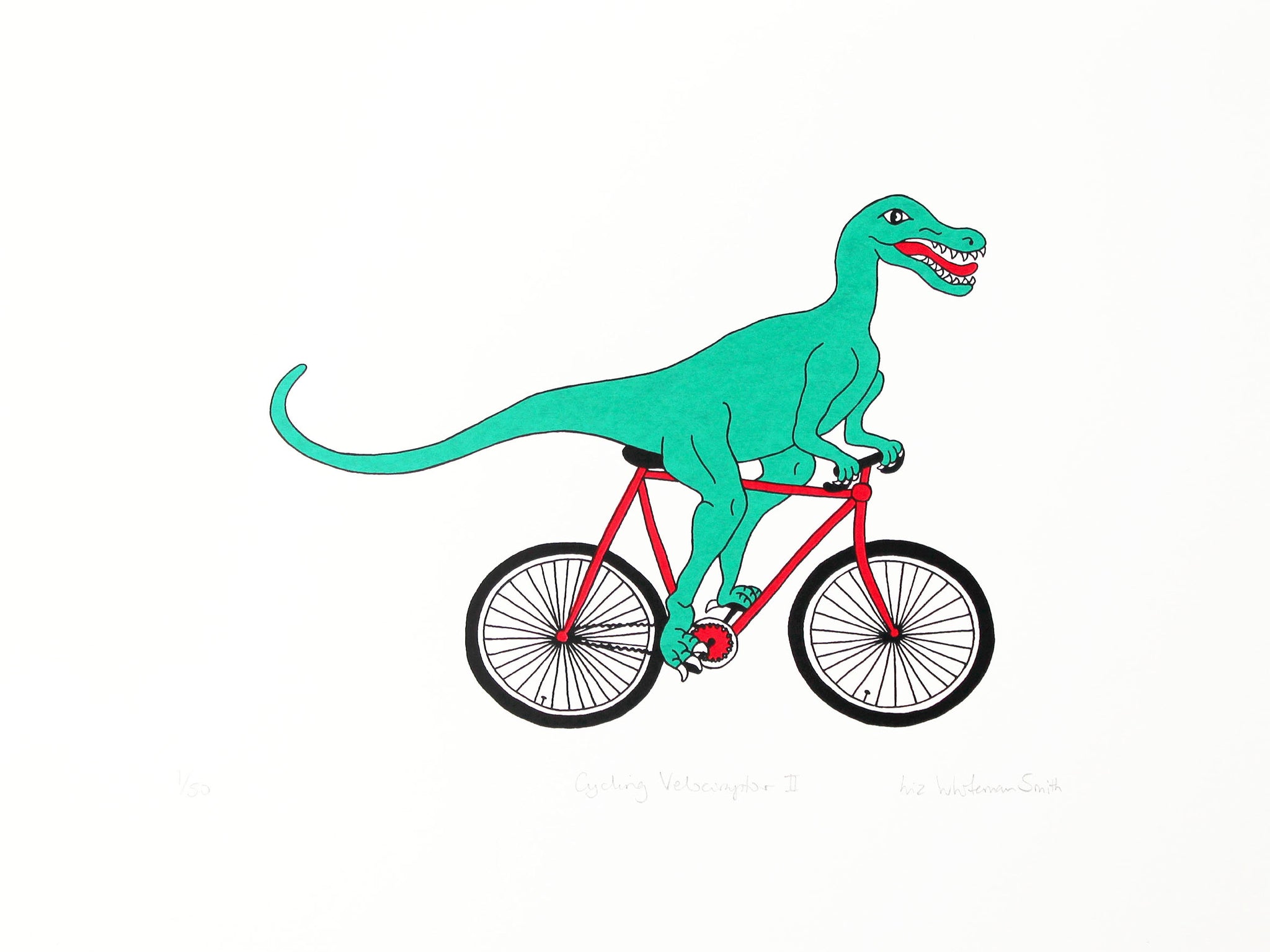 Dinosaur bicycle on sale