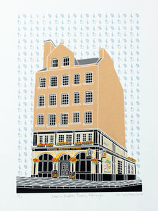 Print of the Deacon Brodie's Tavern, an Edinburgh pub