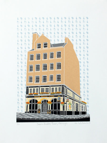 Print of the Deacon Brodie's Tavern, an Edinburgh pub
