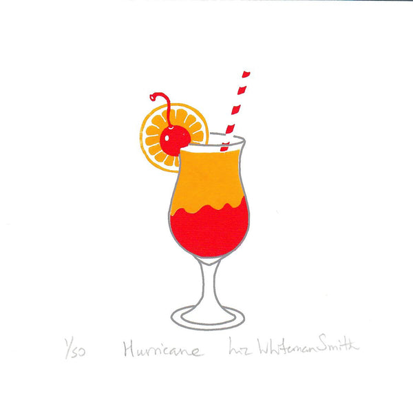 Hurricane Cocktail print