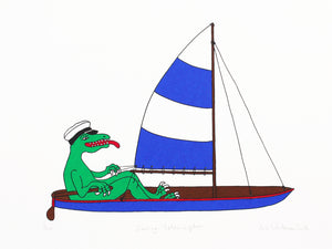 Sailing Velociraptor