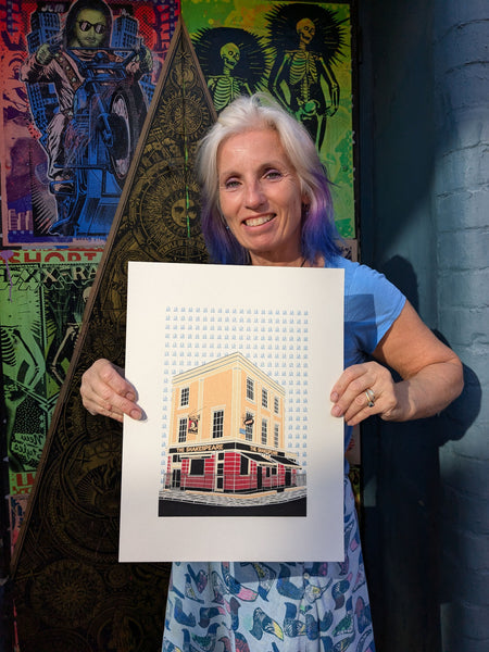 The Shakespeare pub in Stoke Newington print held by Liz