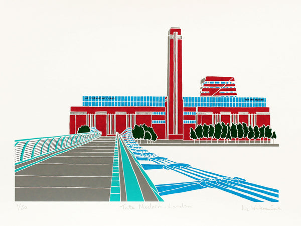 Print of Tate Modern Art Gallery in London 