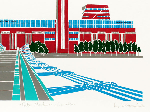 Print of Tate Modern Art Gallery in London 