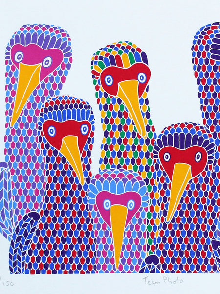 Team Photo booby bird print
