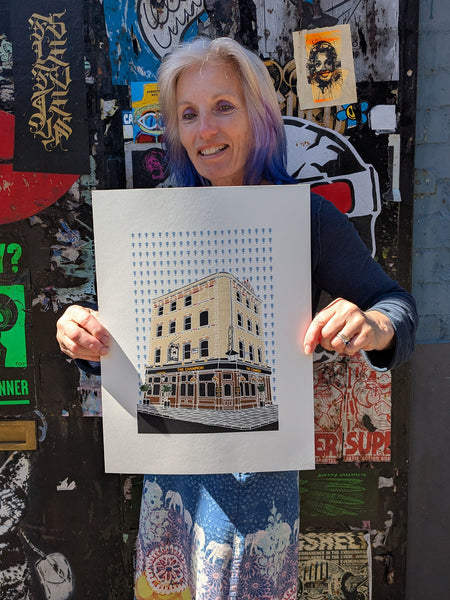 The Champion pub print, Fitzrovia