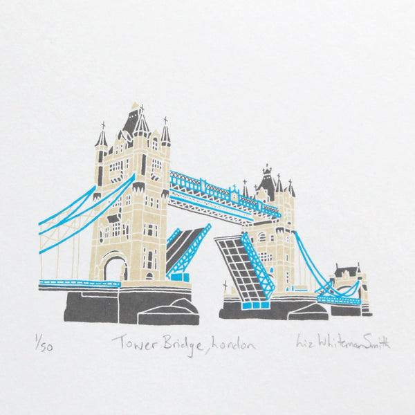 Print of the iconic Tower Bridge in London