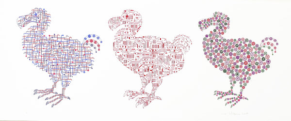 Trio of Dancing Dodos
