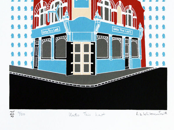 Print of the Unto this Last furniture shop on Brick Lane in Shoreditch