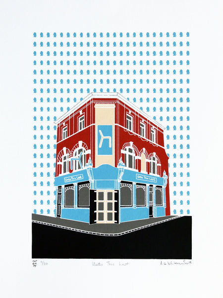 Print of the Unto this Last furniture shop on Brick Lane in Shoreditch