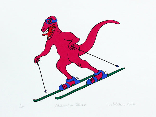 Velociraptor Skier