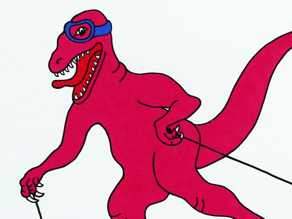 Velociraptor Skier