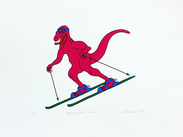 Velociraptor Skier