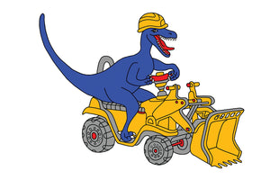 4 Velociraptor bulldozer cards