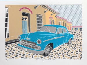 Blue Chevy, Trinidad, Cuba