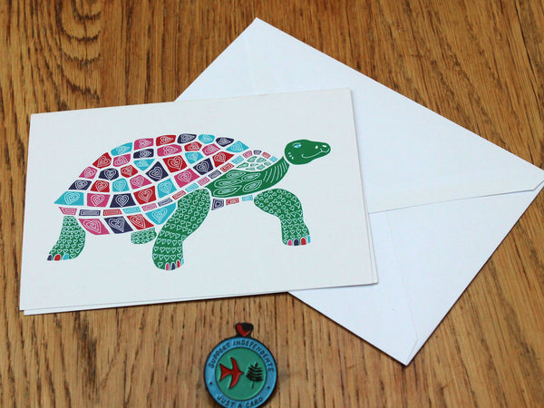 Heart tortoise card