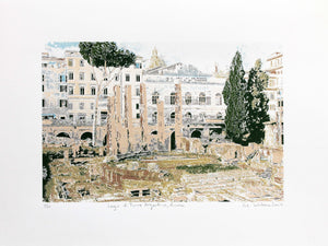 Largo di torre Argentina, Rome – Liz Whiteman Smith Screen Prints