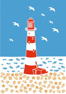 Lighthouse greetings card