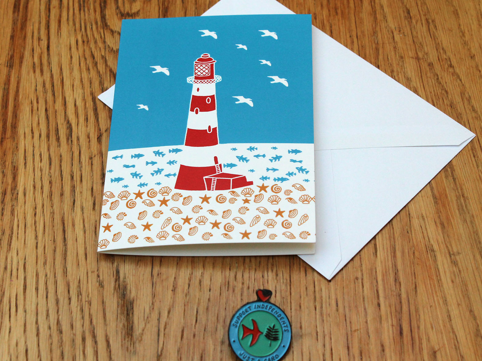 Lighthouse Thank You Notecard Set – Biely & Shoaf Co - View #5