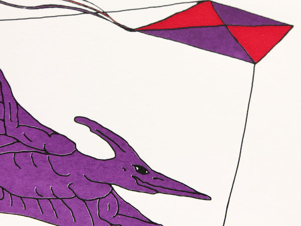 Kite flying Pterodactyl