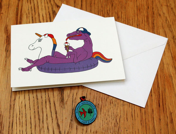 Dinosaur greetings card